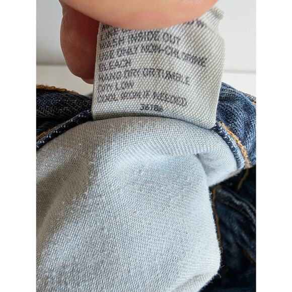 Polo Ralph Lauren Hampton Jean Men 34x30* Straight Leg Honeycomb Classic Denim - Picture 8 of 14